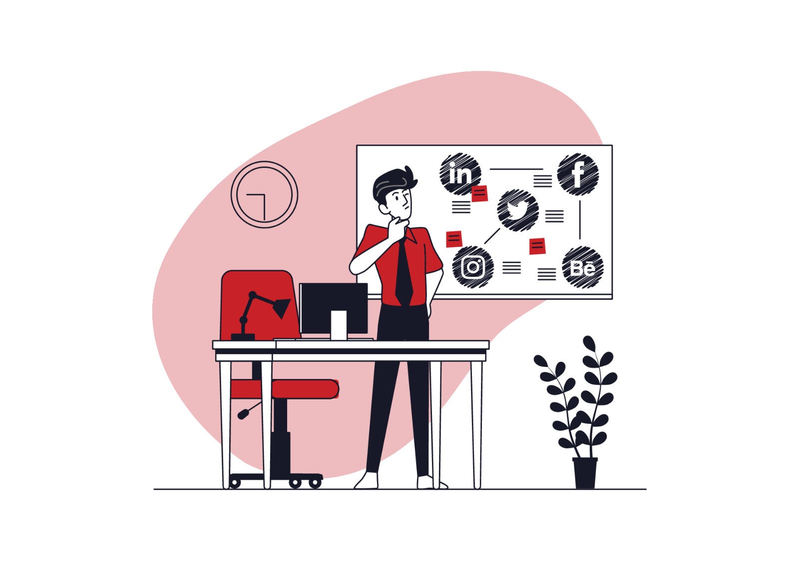 إدارة حسابات التواصل الاجتماعي